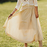 ALBA longue jupe beige ALBA longue jupe beige