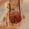 ANGELA sac en cuir cognac ANGELA sac en cuir cognac