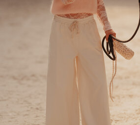 LIORAH pantalon à jambe large