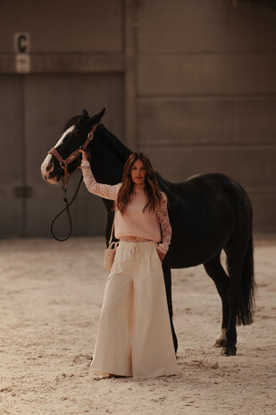 LIORAH pantalon à jambe large