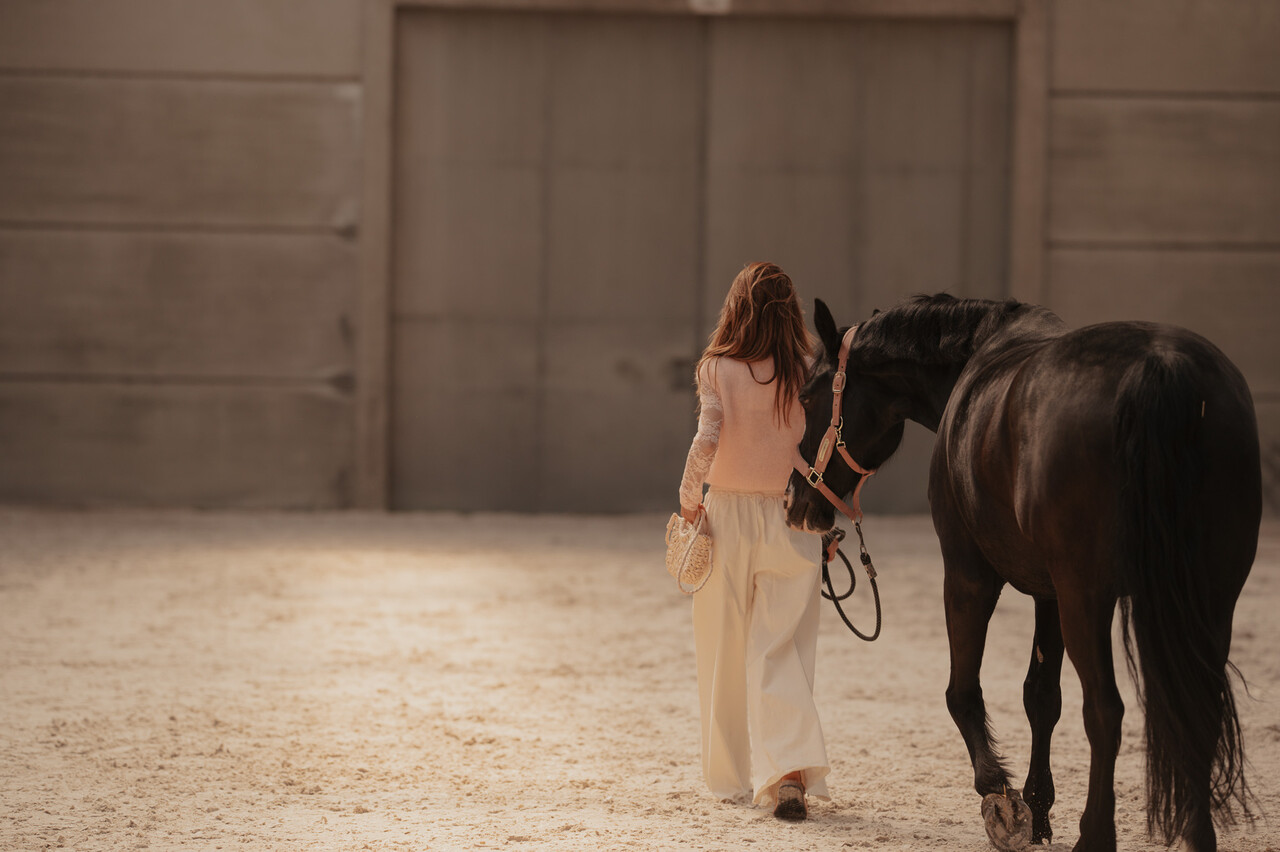 LIORAH pantalon à jambe large