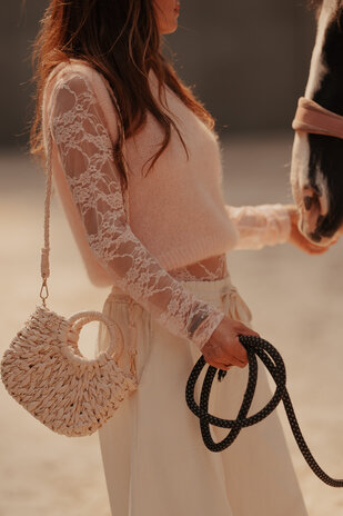 LIV blouse manches longues rose