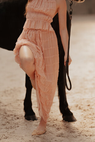 AMAIA longue jupe rose