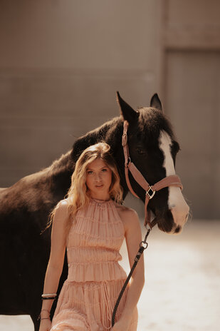 AMAIA top dos nu rose