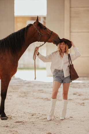 HORNE chapeau léopard