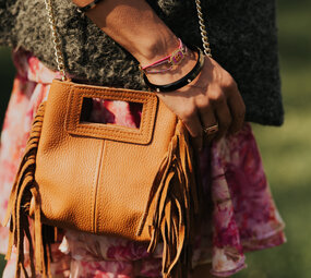NIEVE petit sac bandoulière camel