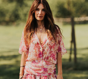 LOUANA robe chemise rose