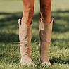 SANTIAG bottes beiges foncées SANTIAG bottes beiges foncées