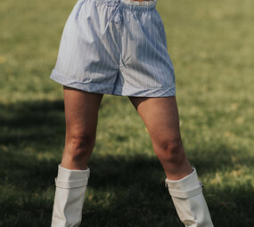 CHANCE short bleu