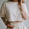 LINE t-shirt beige LINE t-shirt beige
