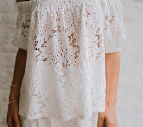 ISOLDE blouse blanc
