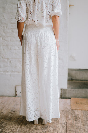 ISOLDE pantalon blanc