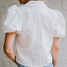 VAELIA blouse manches courte blanc VAELIA blouse manches courte blanc