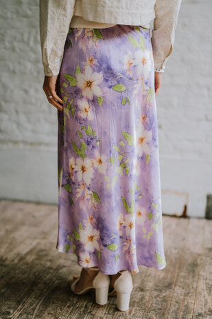 ORPHEA longue jupe lila