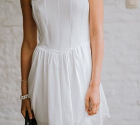 ADELA robe blanc