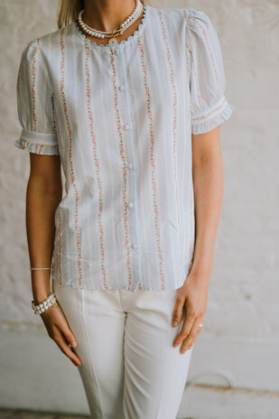 VIOLA chemise bleu ciel