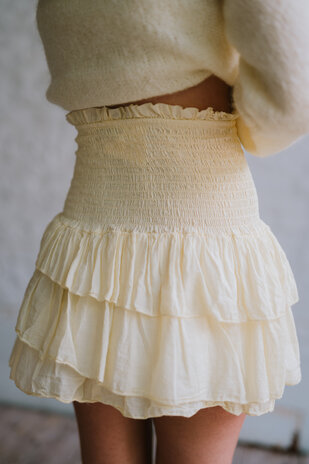 NOLWEN short jupe jaune