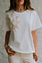 FLEUR t-shirt blanc