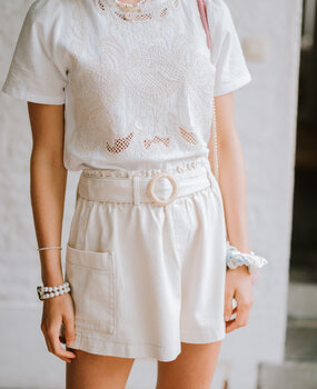 CLAIRE blouse blanche