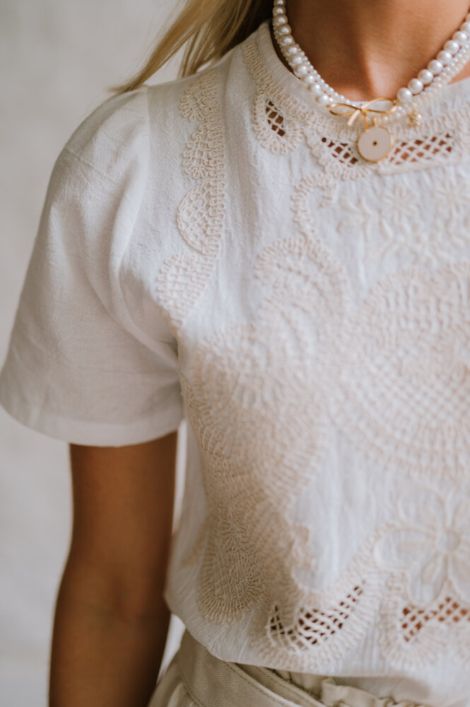 CLAIRE blouse blanche CLAIRE blouse blanche