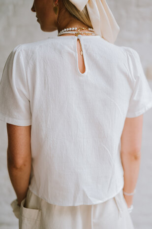 CLAIRE blouse blanche