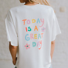 TODAY t-shirt blanc TODAY t-shirt blanc