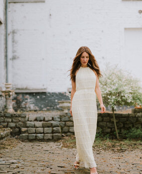 HORTENSE longue robe jaune