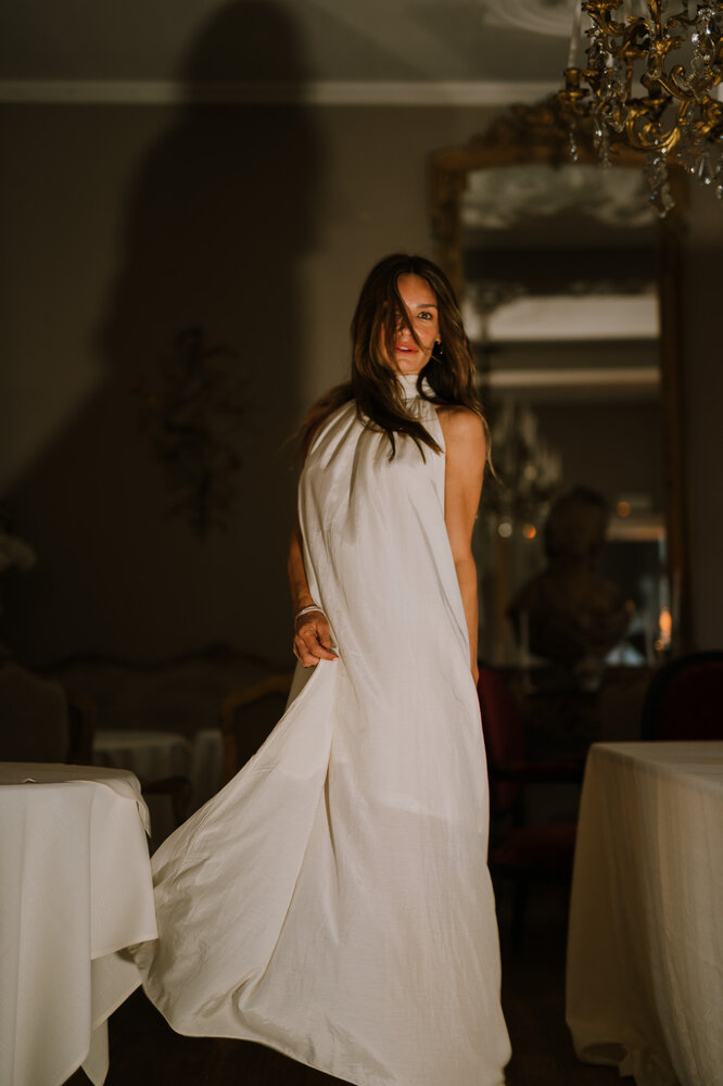 HALIMA longue robe écru HALIMA longue robe écru