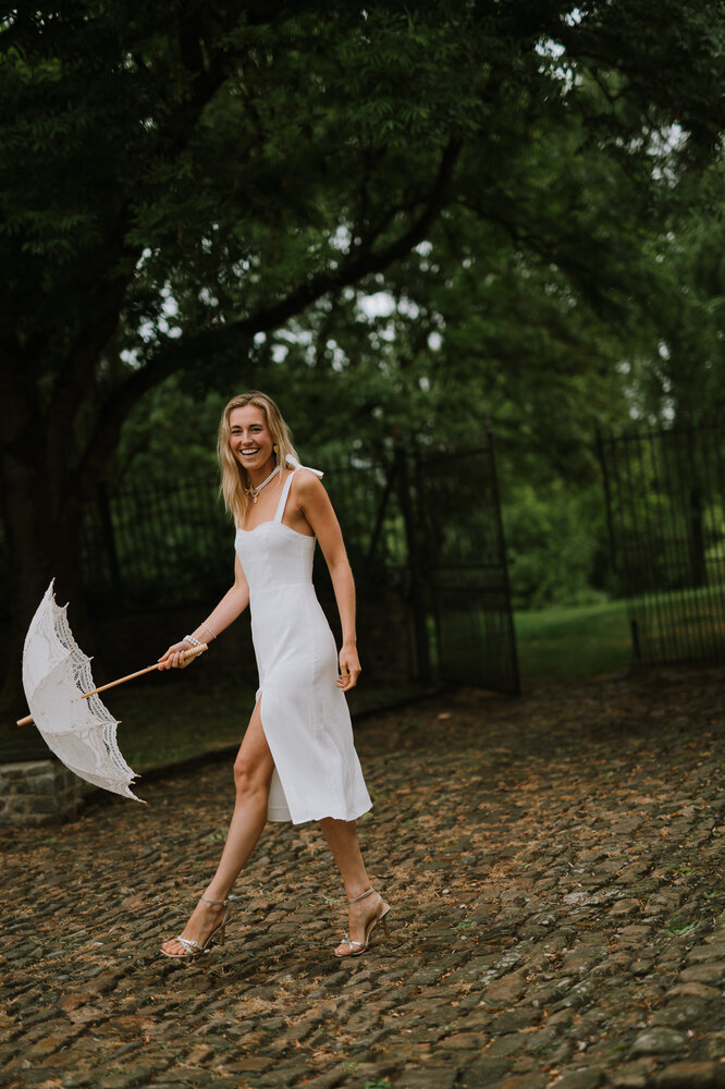 AKILA longue robe blanc