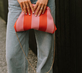 YSOLDE sac rose/rouge