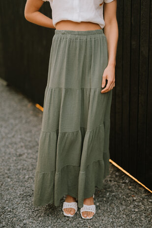 ROSA longue jupe kaki