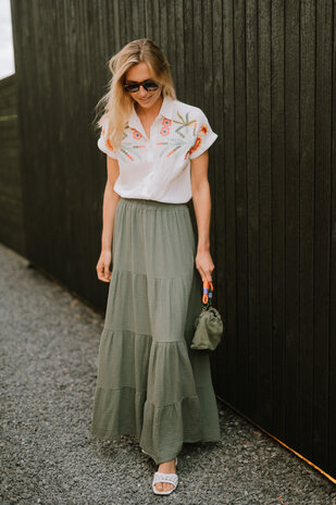 ROSA longue jupe kaki