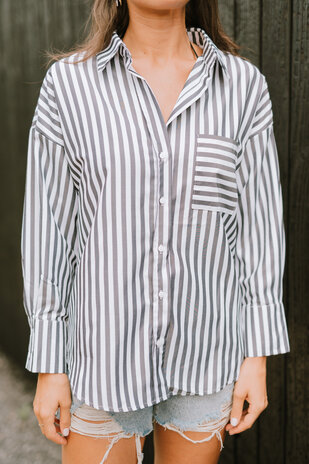 EIRENE chemise noir/blanc