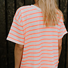 ROSELLA t-shirt fuchsia/blanc ROSELLA t-shirt fuchsia/blanc