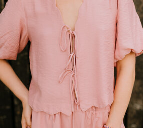 ELOUANE blouse rose