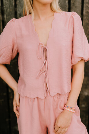 ELOUANE blouse rose