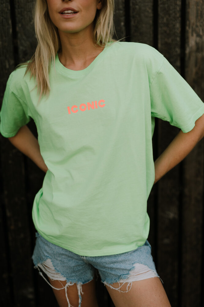 ICONIC t-shirt vert fluo