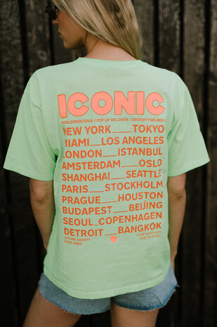 ICONIC t-shirt vert fluo