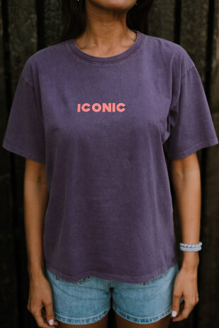 ICONIC t-shirt violet