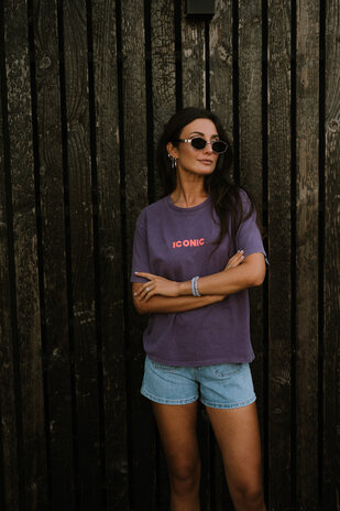 ICONIC t-shirt violet