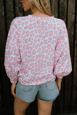 SOLANA sweat bleu rose