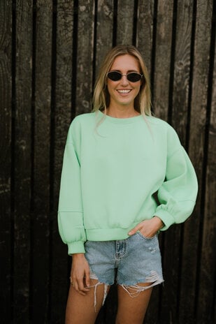 LORE sweat vert fluo