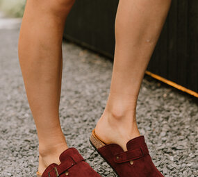 RAMATA sandales bordeaux