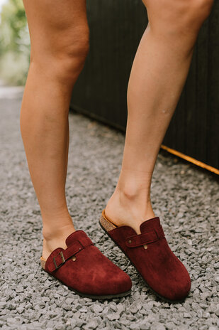 RAMATA sandales bordeaux