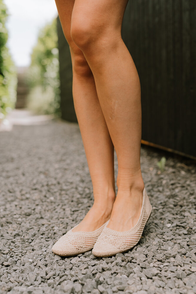 CALIXTE ballerines beige