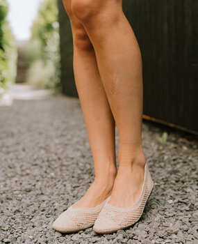 CALIXTE ballerines beige