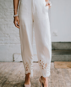 AZRA pantalon crème