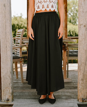 LUDA longue jupe noir