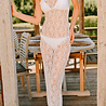 HOLLY longue robe blanc transparent HOLLY longue robe blanc transparent