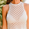 CIARA top en crochet écru CIARA top en crochet écru